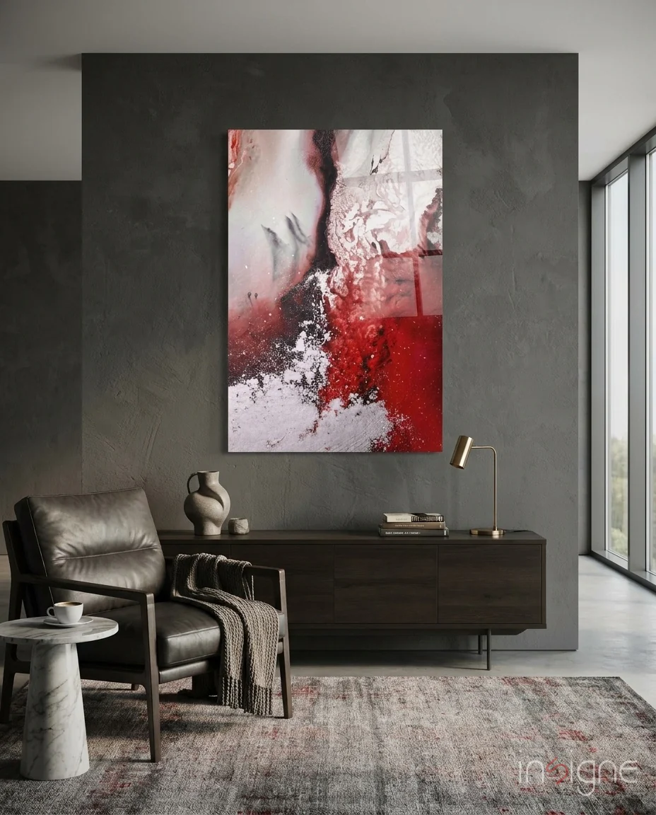 Colors of Abstraction Glass Wall Art