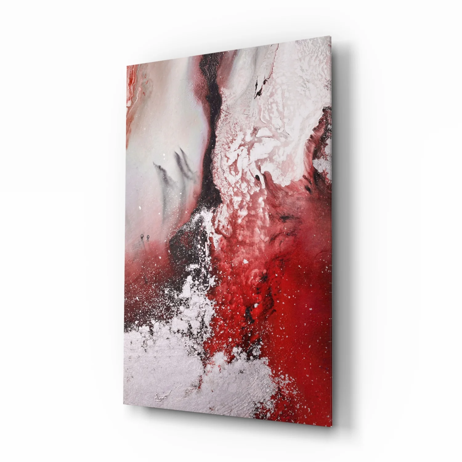 Colors of Abstraction Glass Wall Art - Image 2