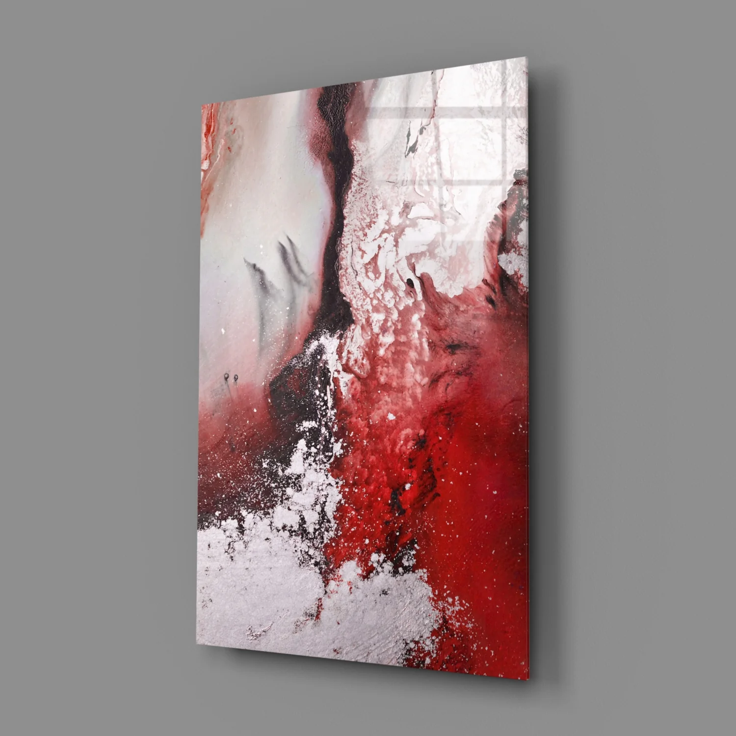 Colors of Abstraction Glass Wall Art - Image 3