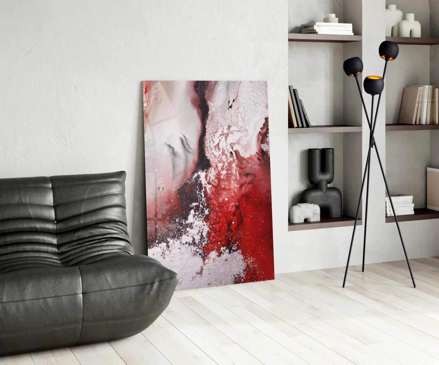 Colors of Abstraction Glass Wall Art - Image 6