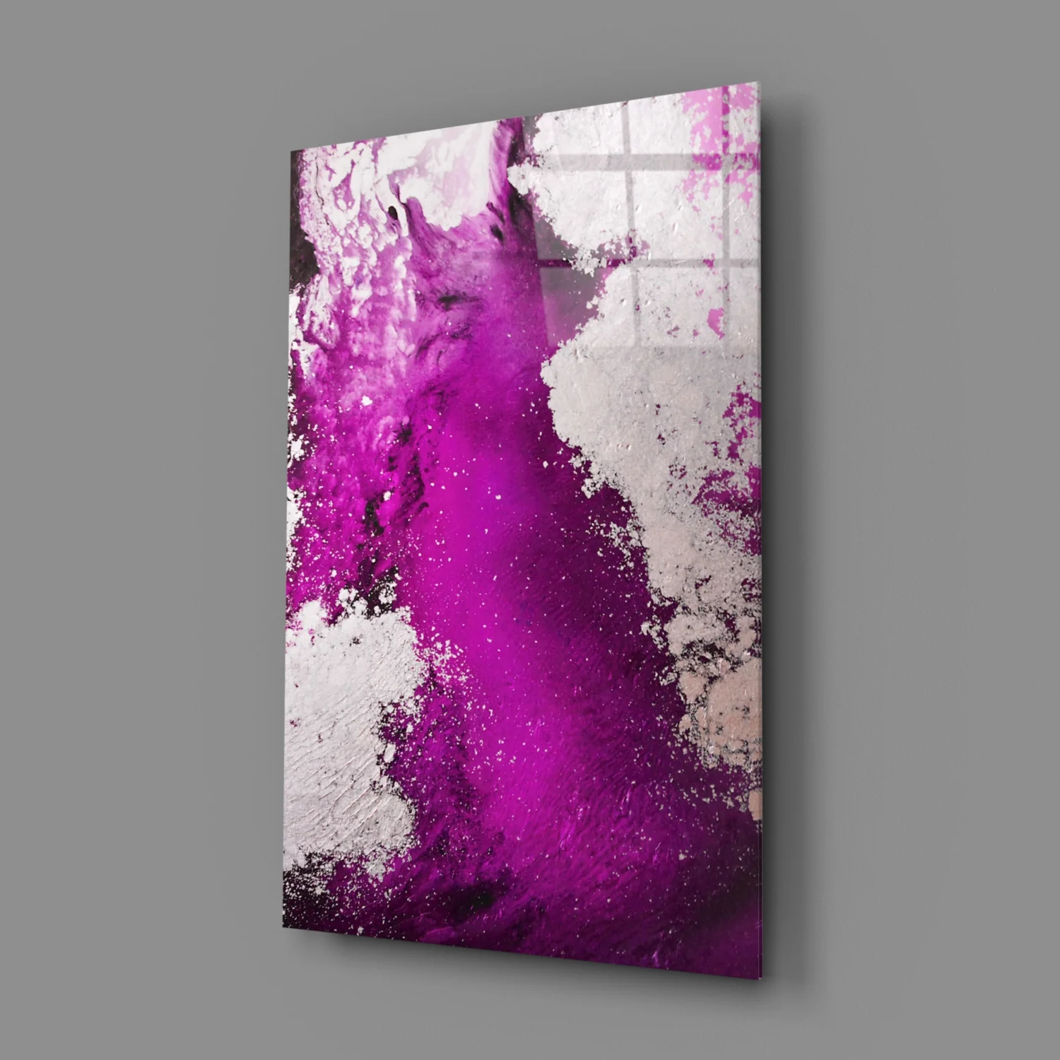 Colors of Abstraction Glass Wall Art - Image 3