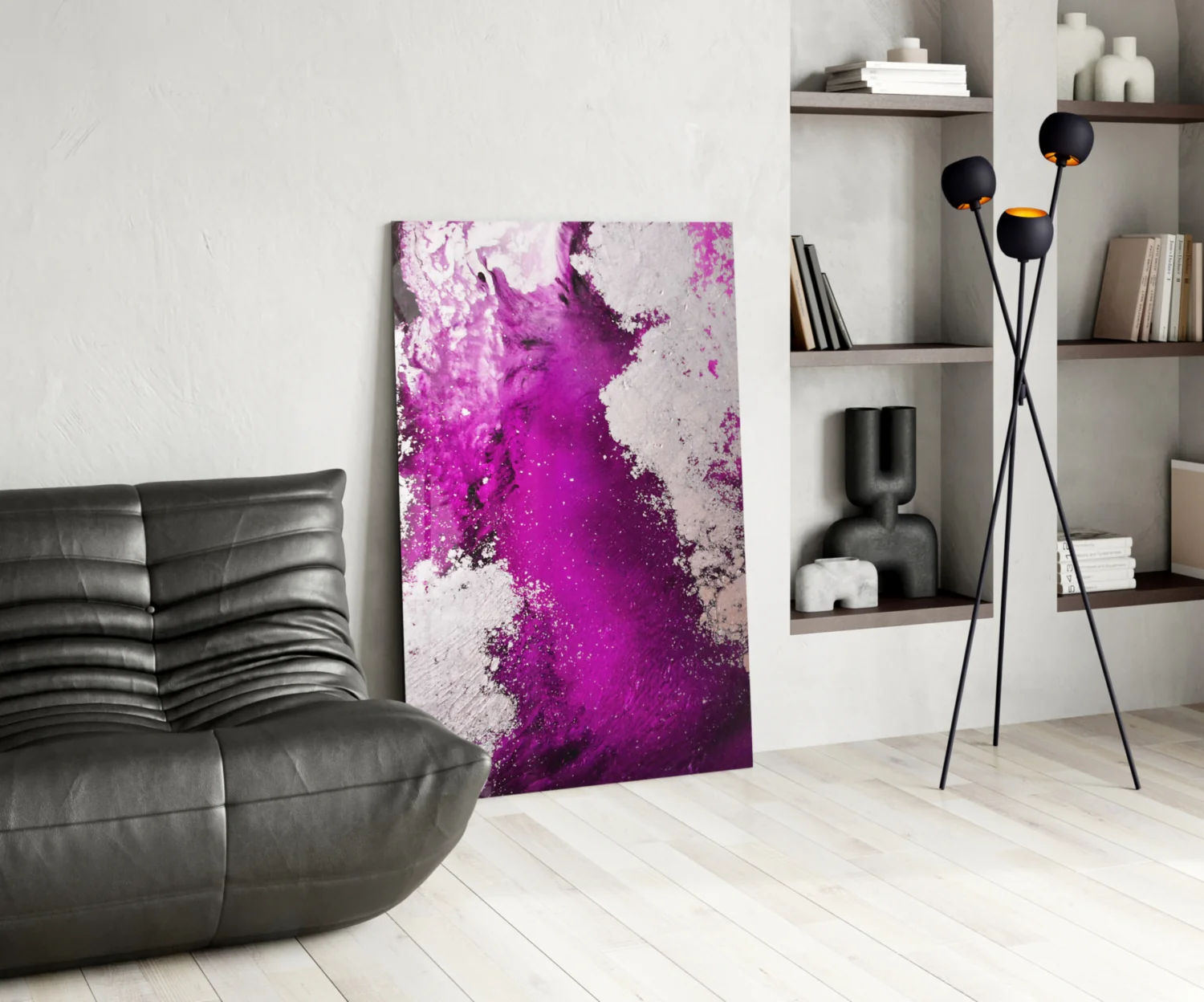 Colors of Abstraction Glass Wall Art - Image 6