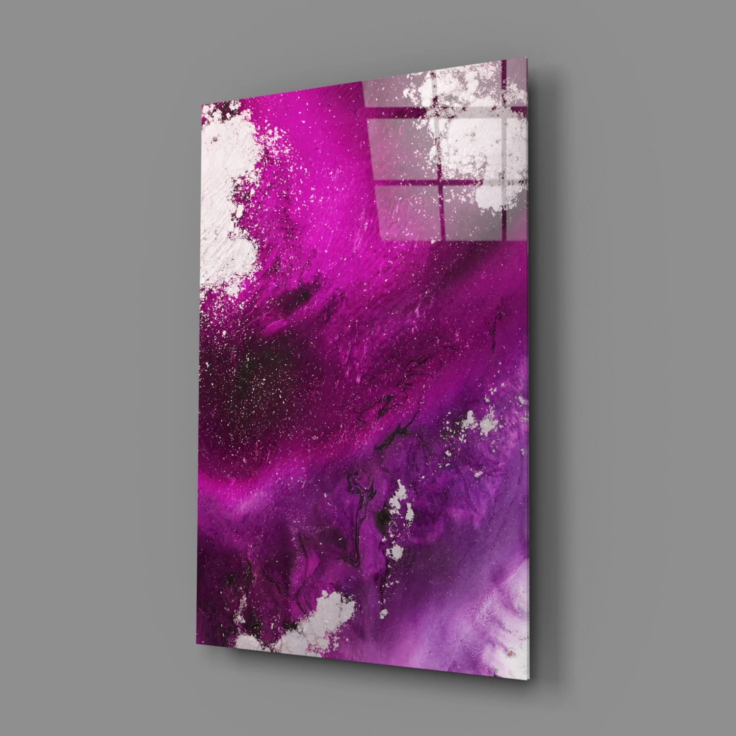 Colors of Abstraction Glass Wall Art - Image 3