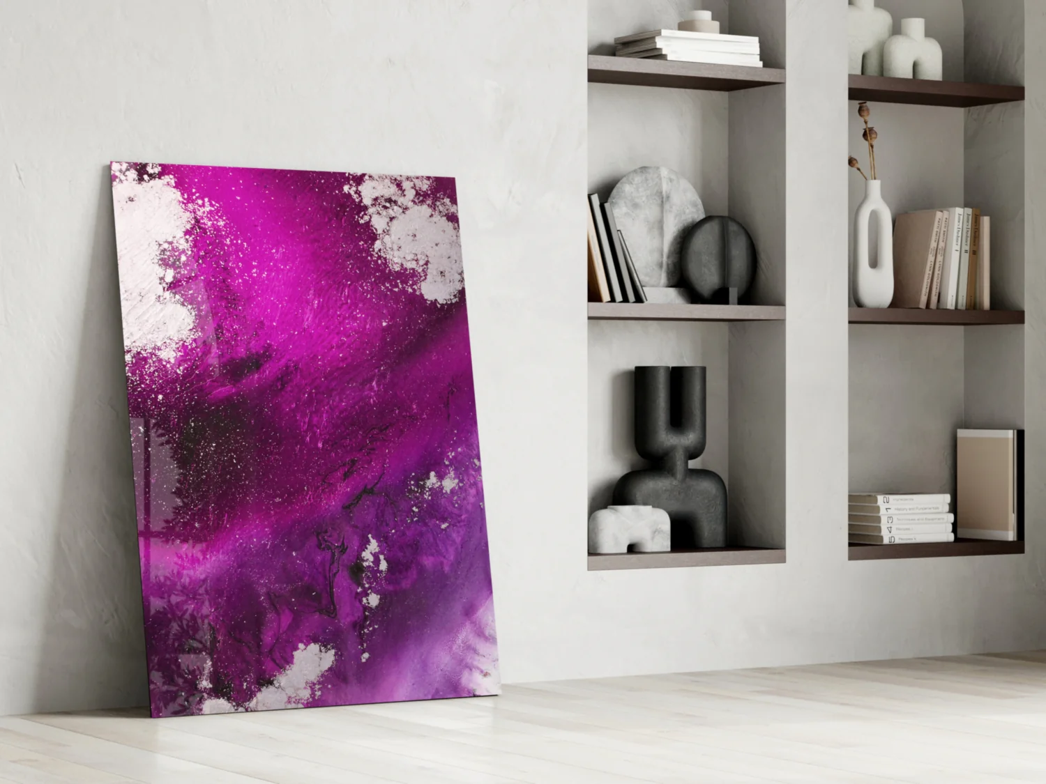 Colors of Abstraction Glass Wall Art - Image 7