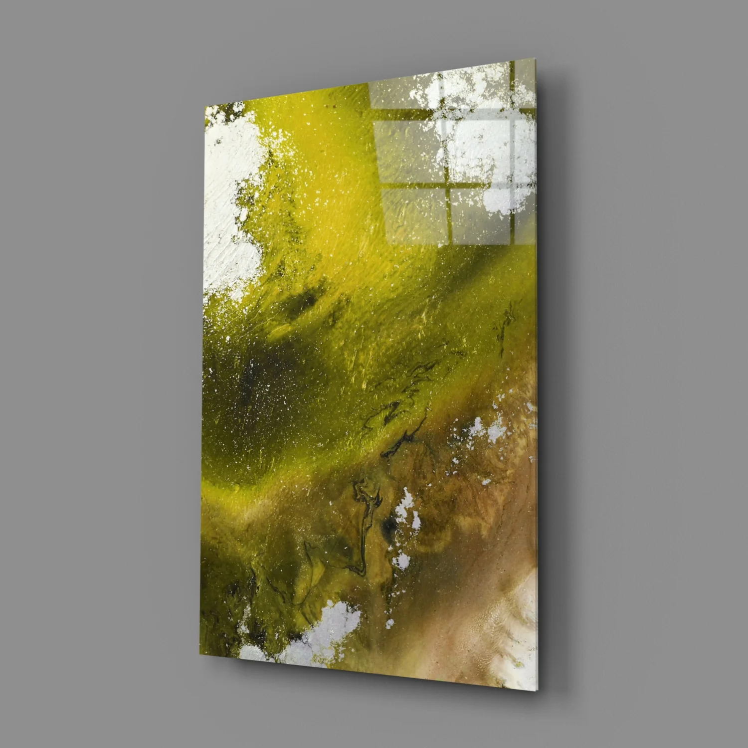 Colors of Abstraction Glass Wall Art - Image 3