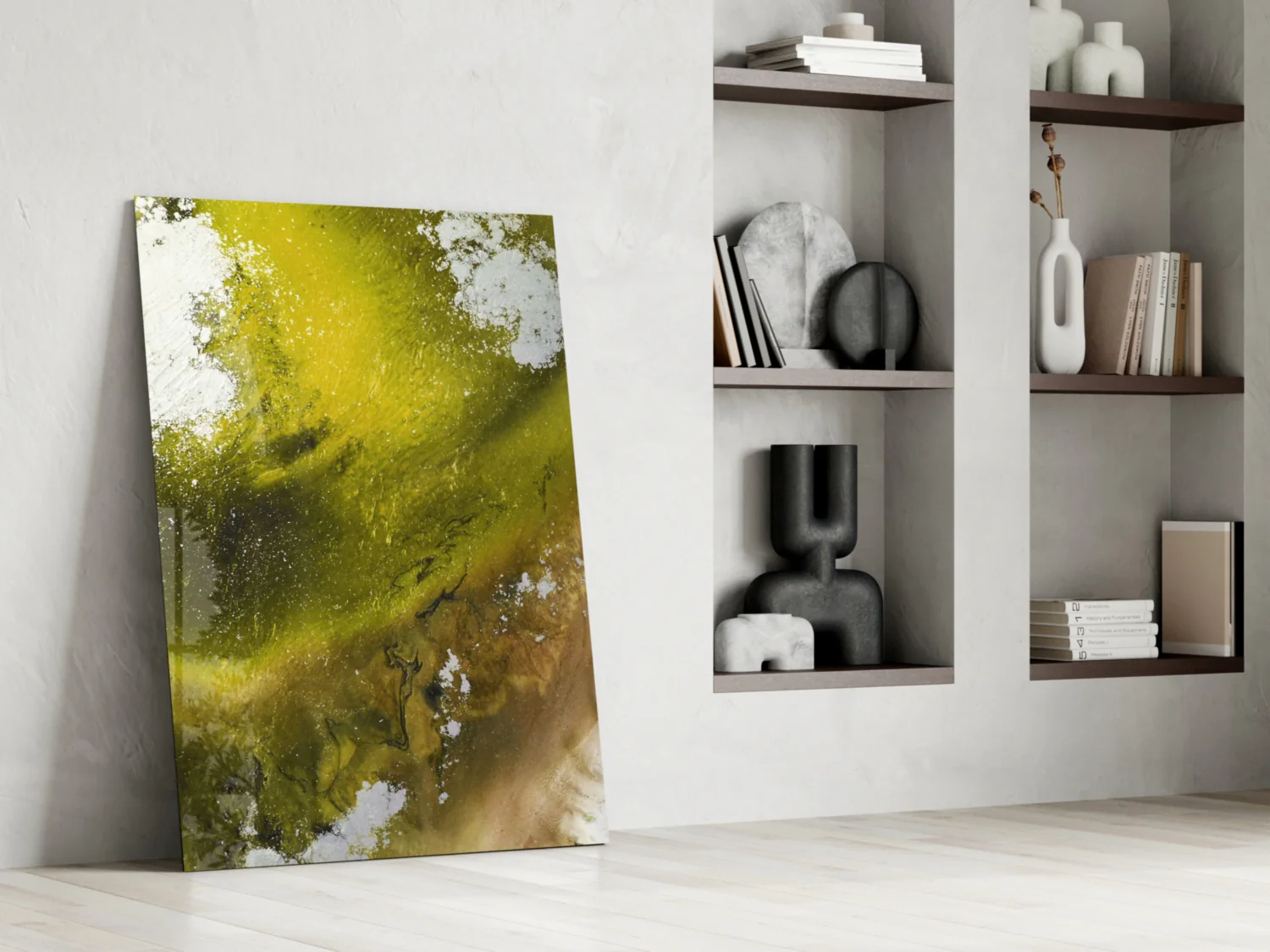 Colors of Abstraction Glass Wall Art - Image 7