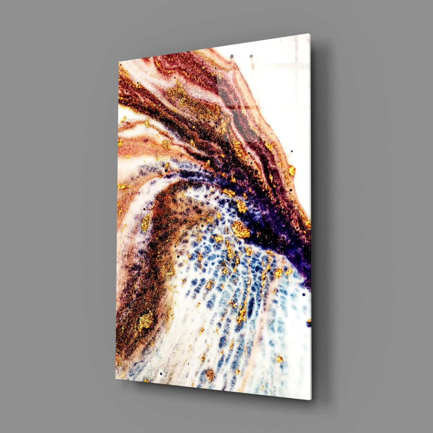 Abstract Glass Wall Art - Image 3
