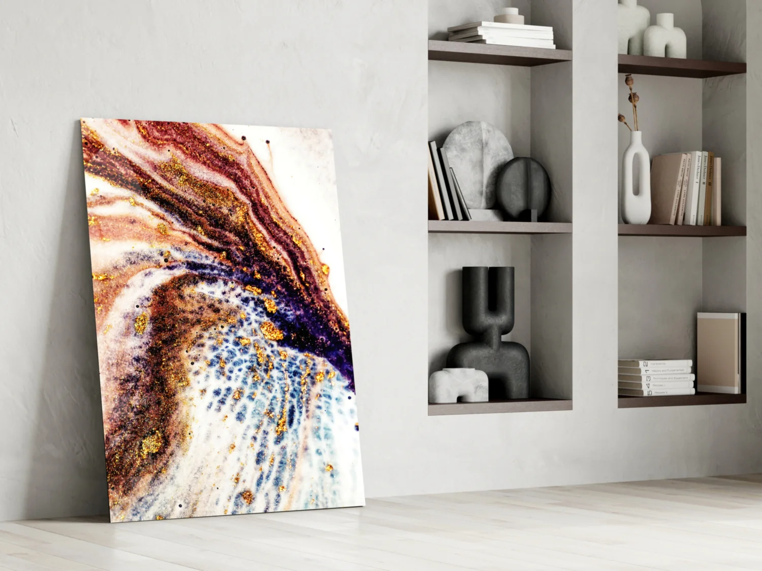 Abstract Glass Wall Art - Image 7