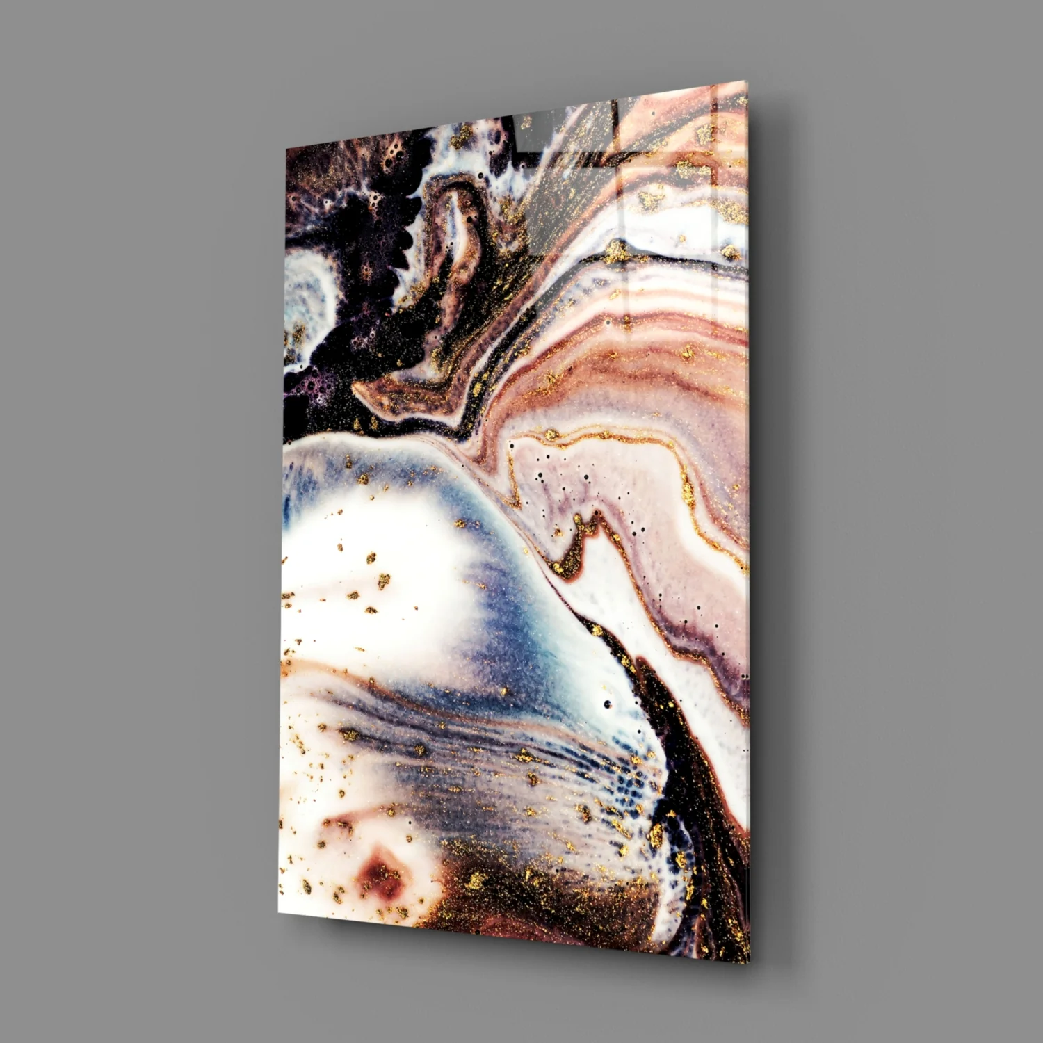Abstract Glass Wall Art - Image 3