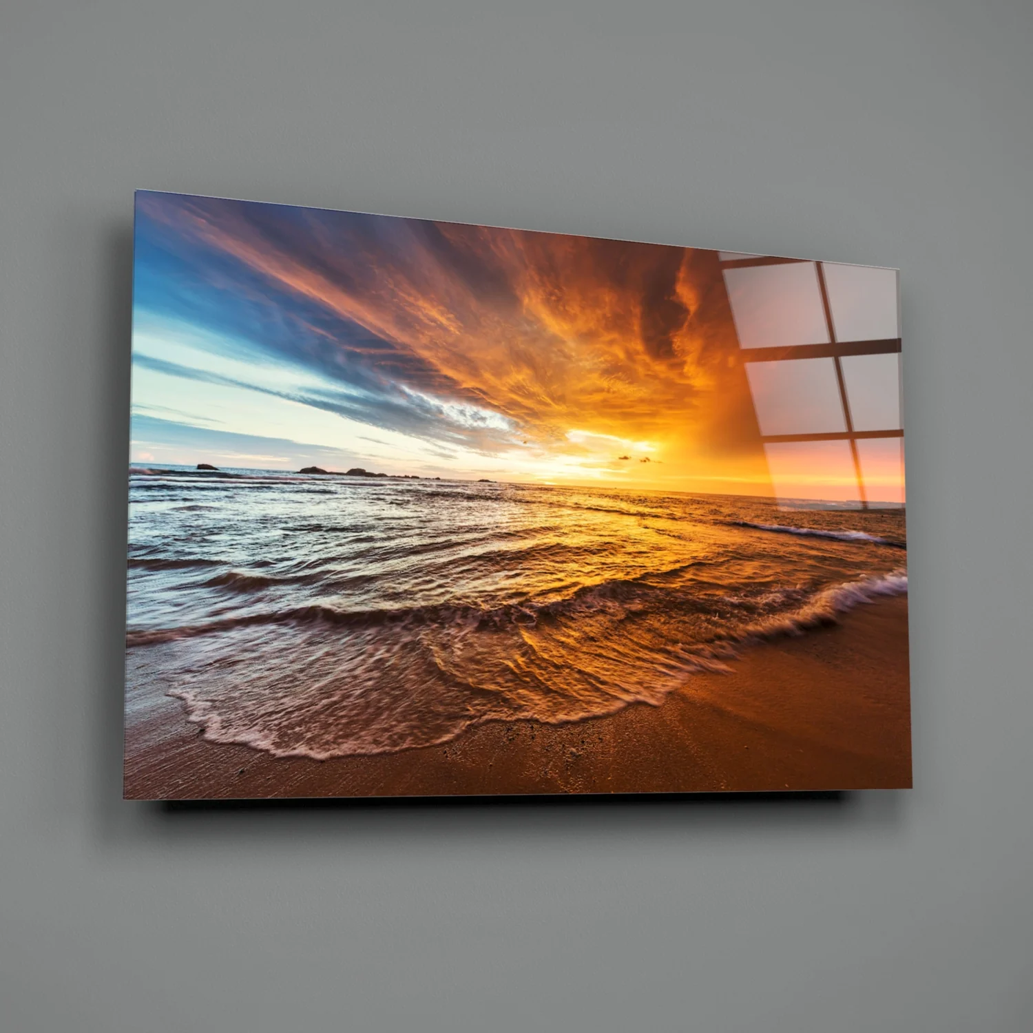 Sunset Glass Wall Art - Image 3