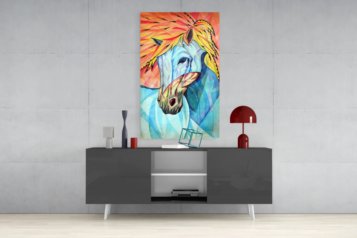 Horse Glass Wall Art - Image 9