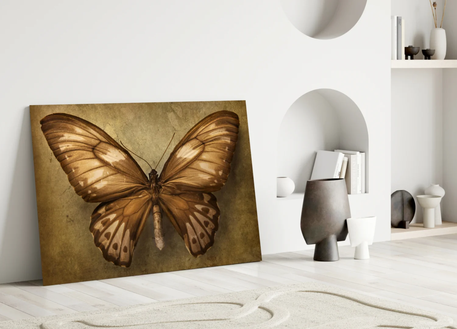 Butterfly Glass Wall Art - Image 4