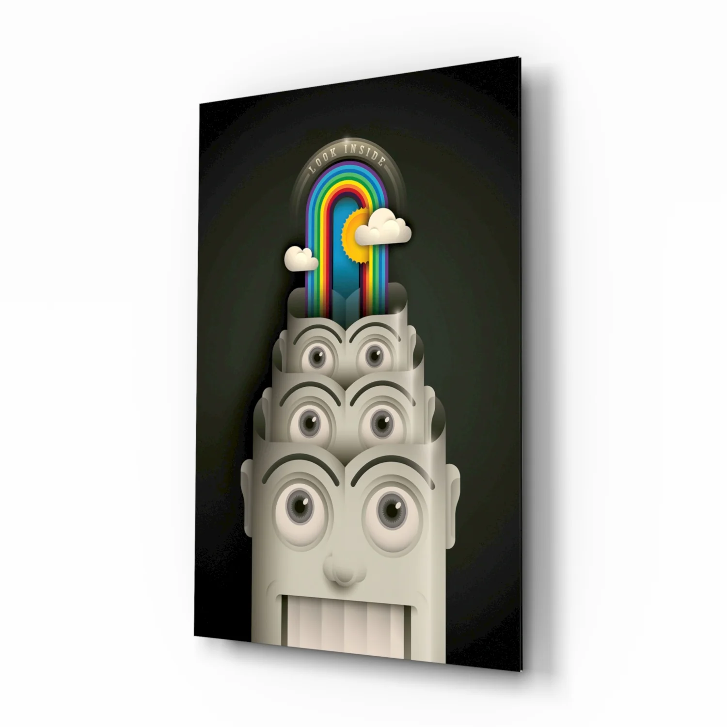 Rainbow Machine Glass Wall Art - Image 2