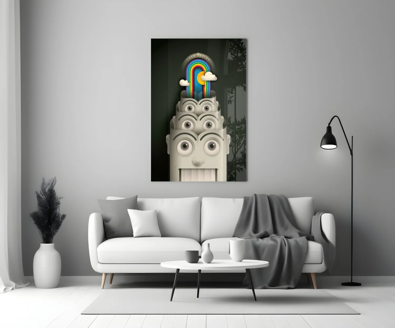 Rainbow Machine Glass Wall Art - Image 4