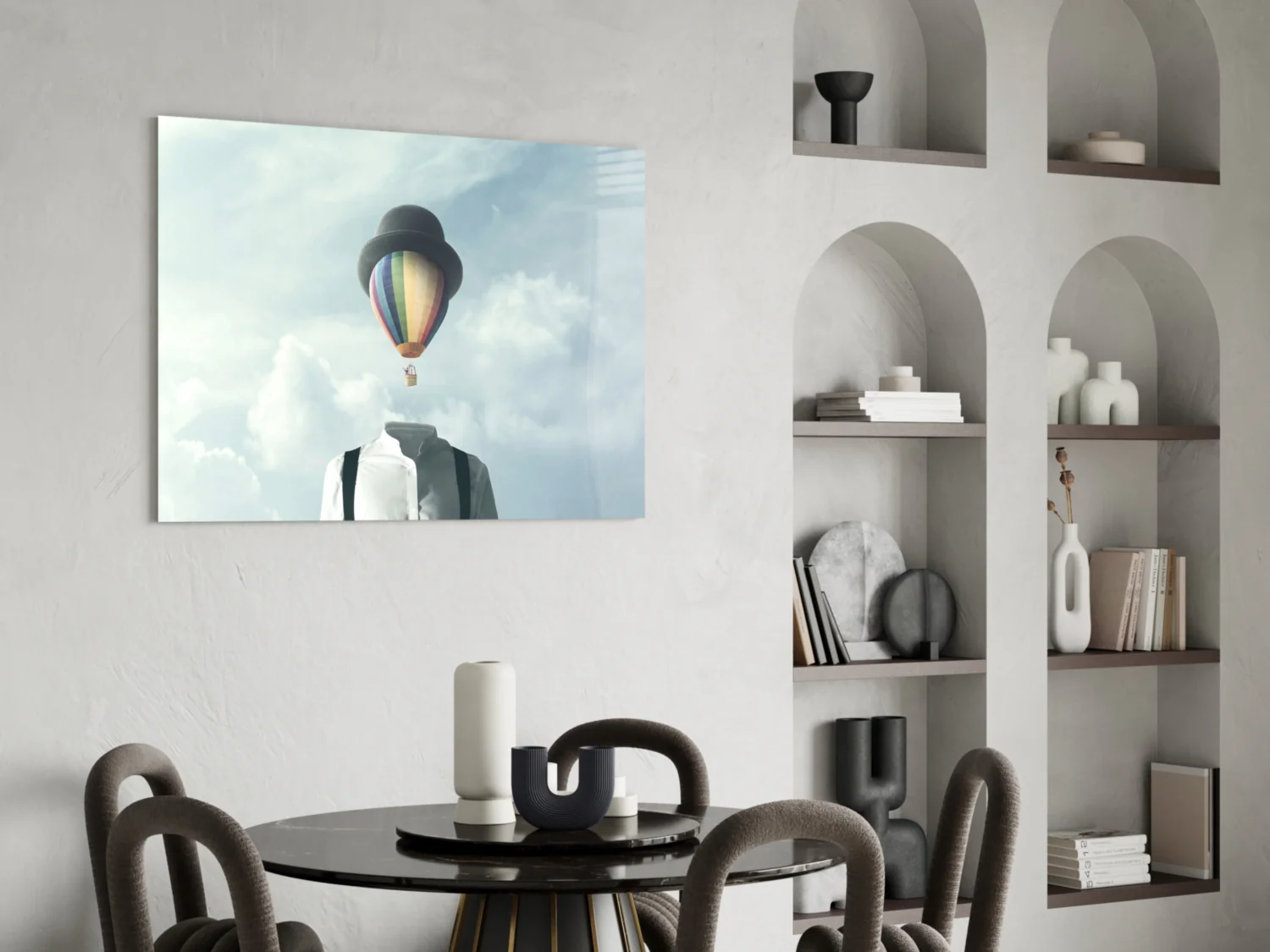 Balloon Heads Glass Wall Art - Image 6