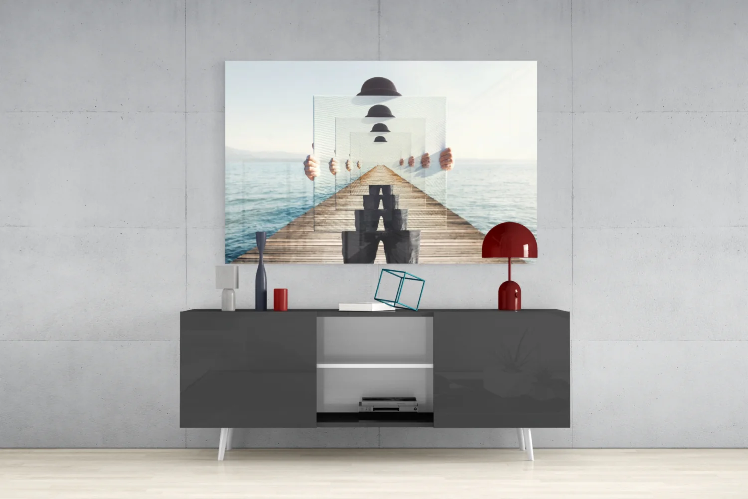 Loop Glass Wall Art - Image 9