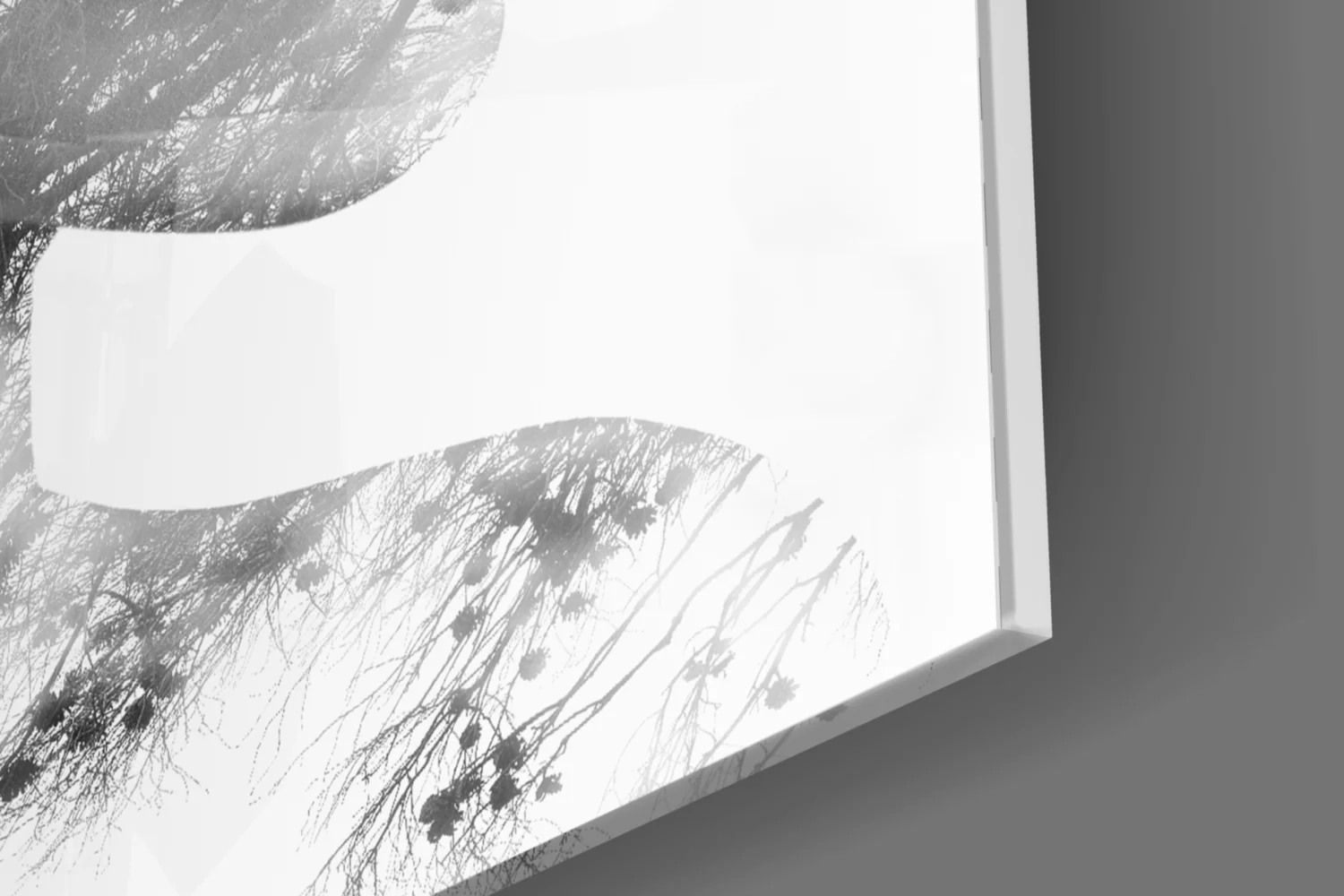 Woman Bird Glass Wall Art - Image 8