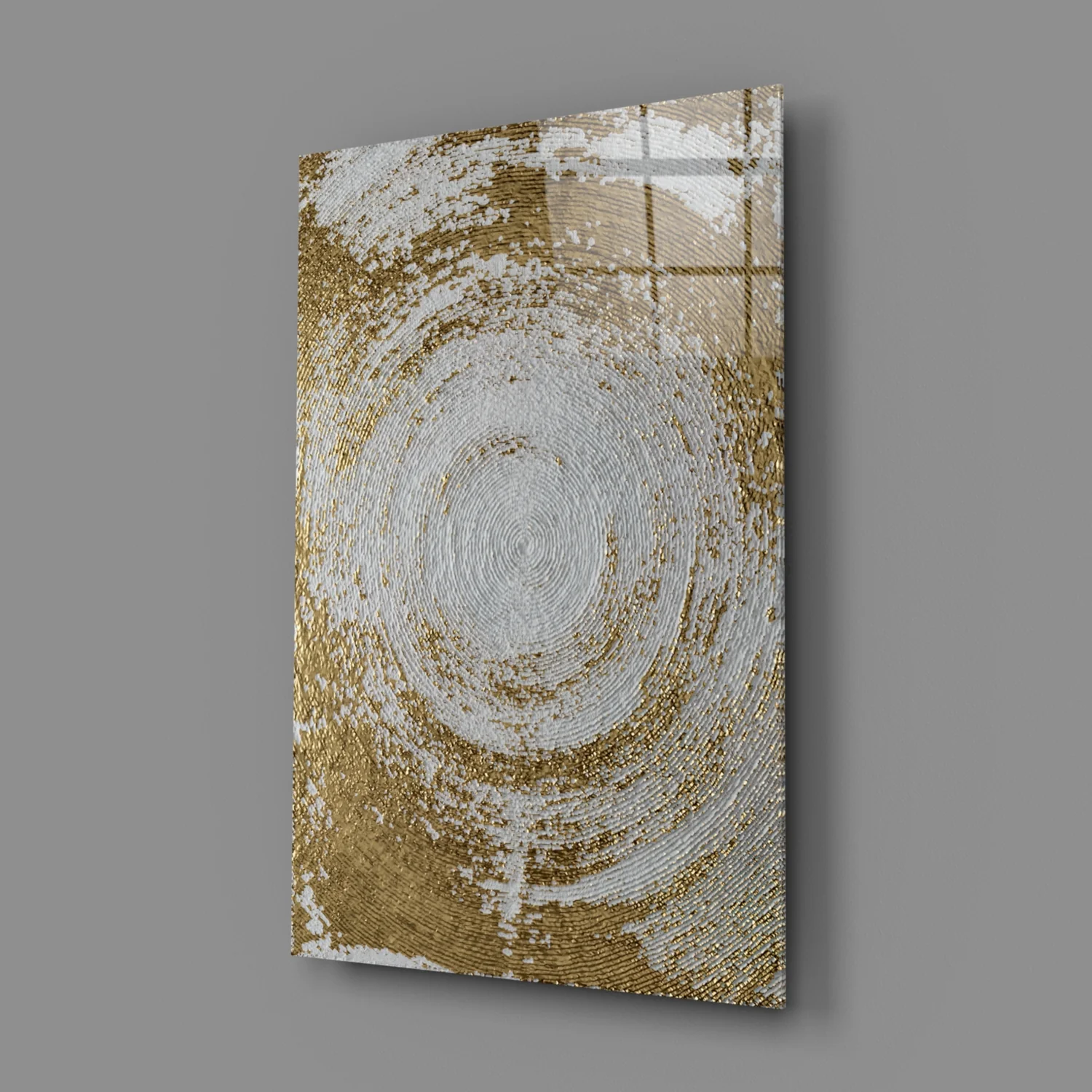 Abstract Loop Glass Wall Art - Image 3