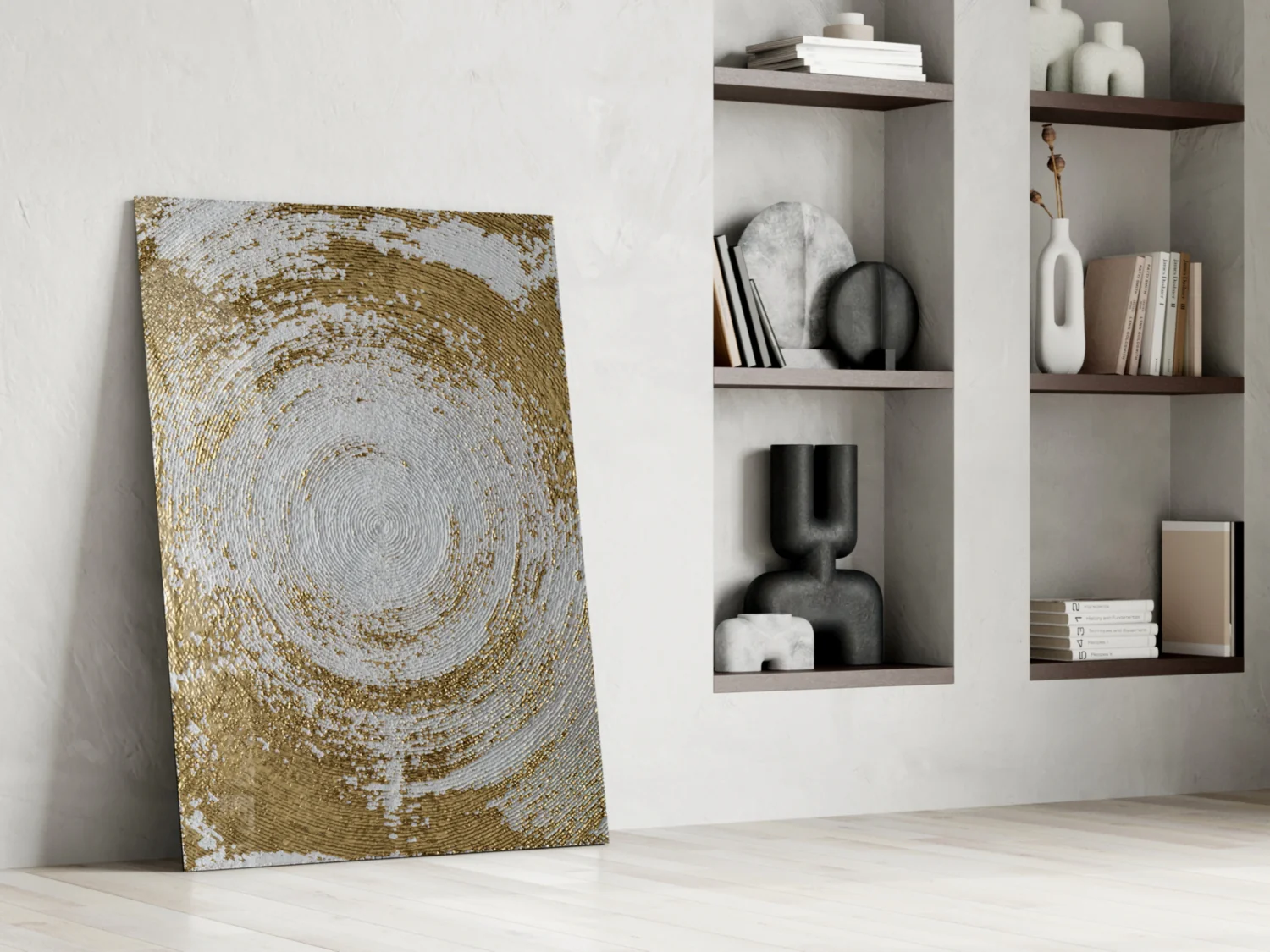 Abstract Loop Glass Wall Art - Image 7