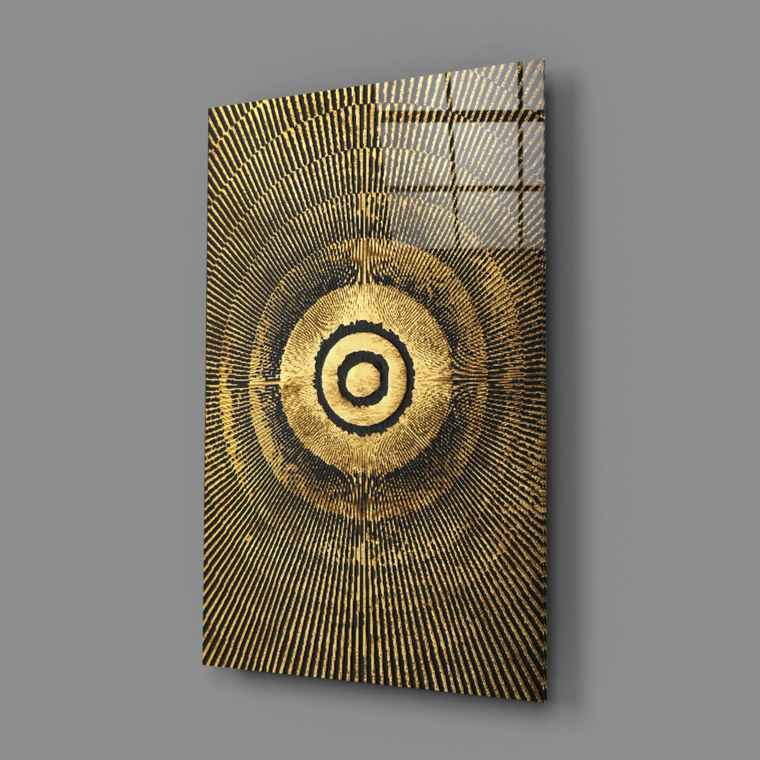 Abstract Loop Glass Wall Art - Image 3