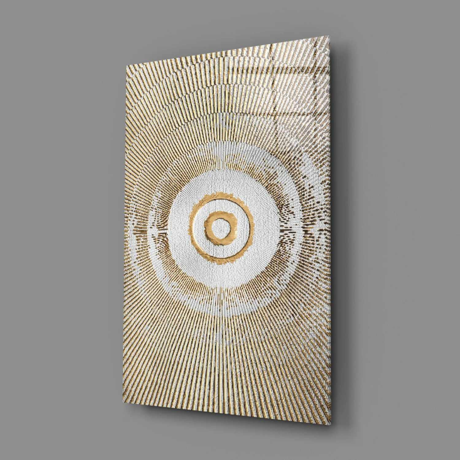 Abstract Loop Glass Wall Art - Image 3