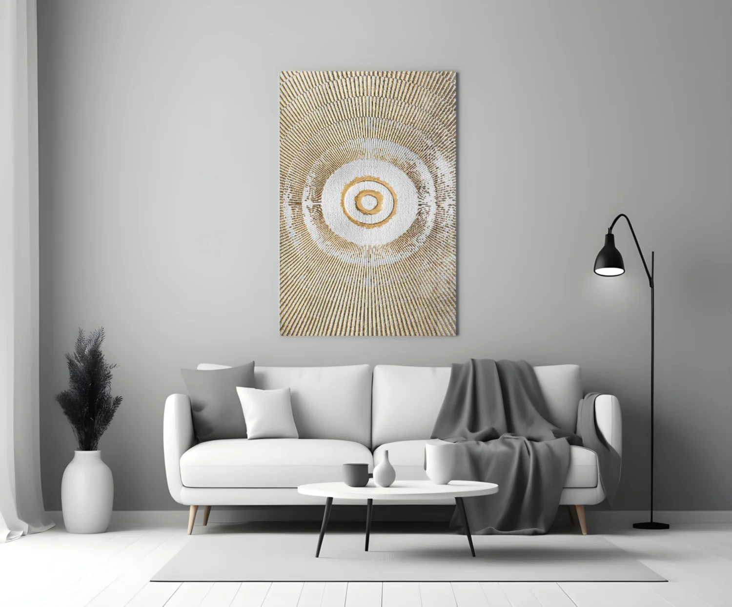 Abstract Loop Glass Wall Art - Image 4