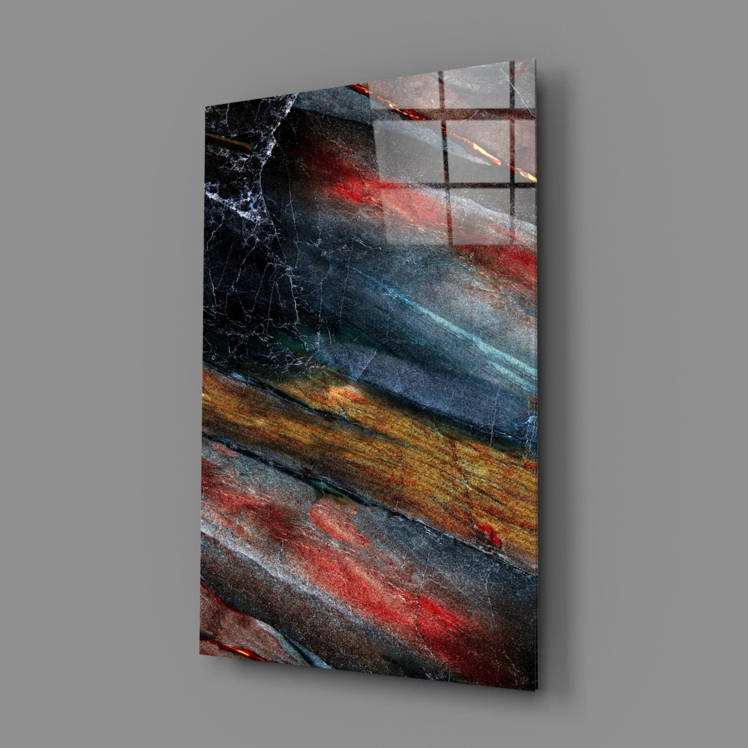 Abstract Glass Wall Art - Image 3