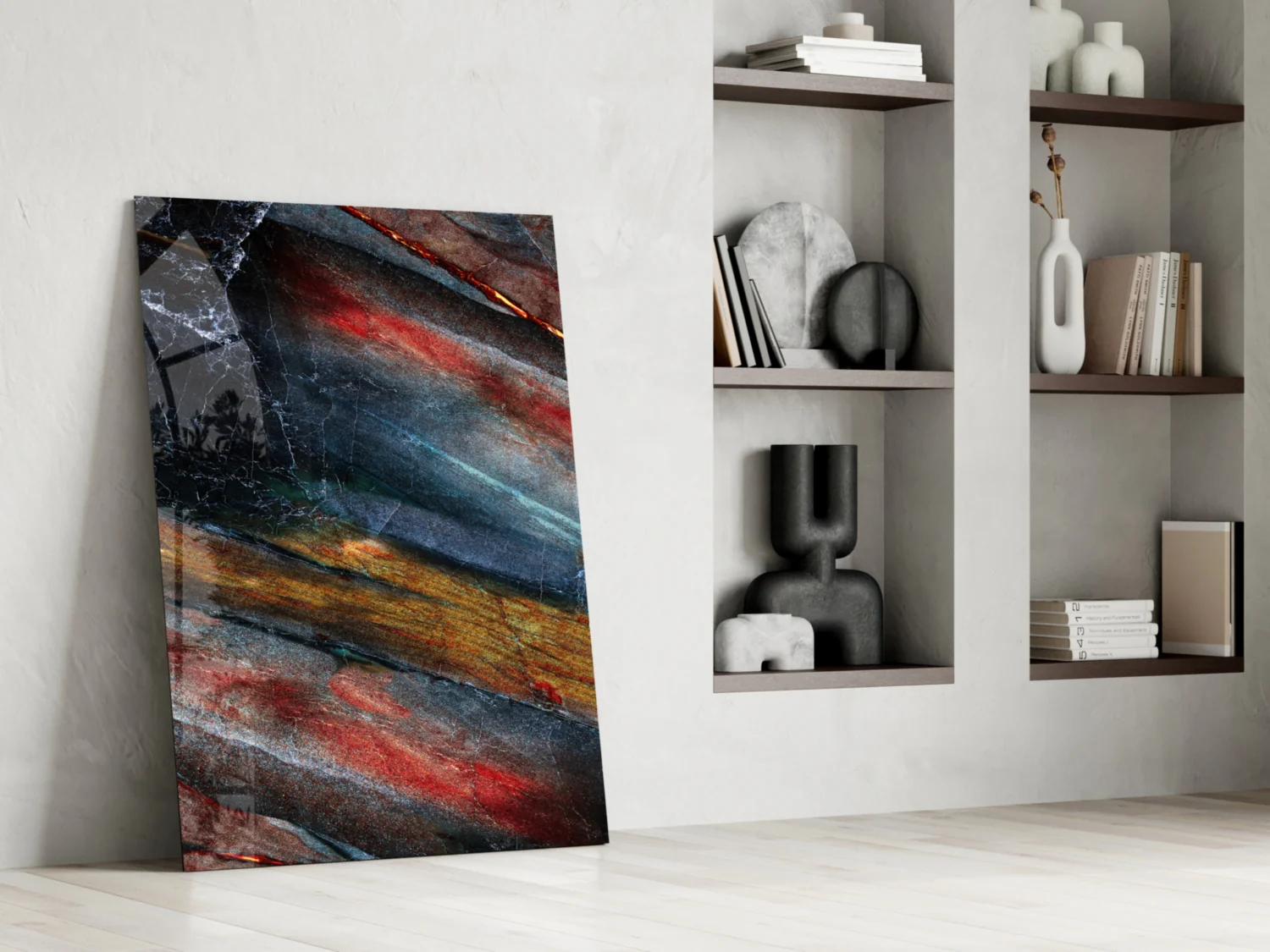 Abstract Glass Wall Art - Image 7