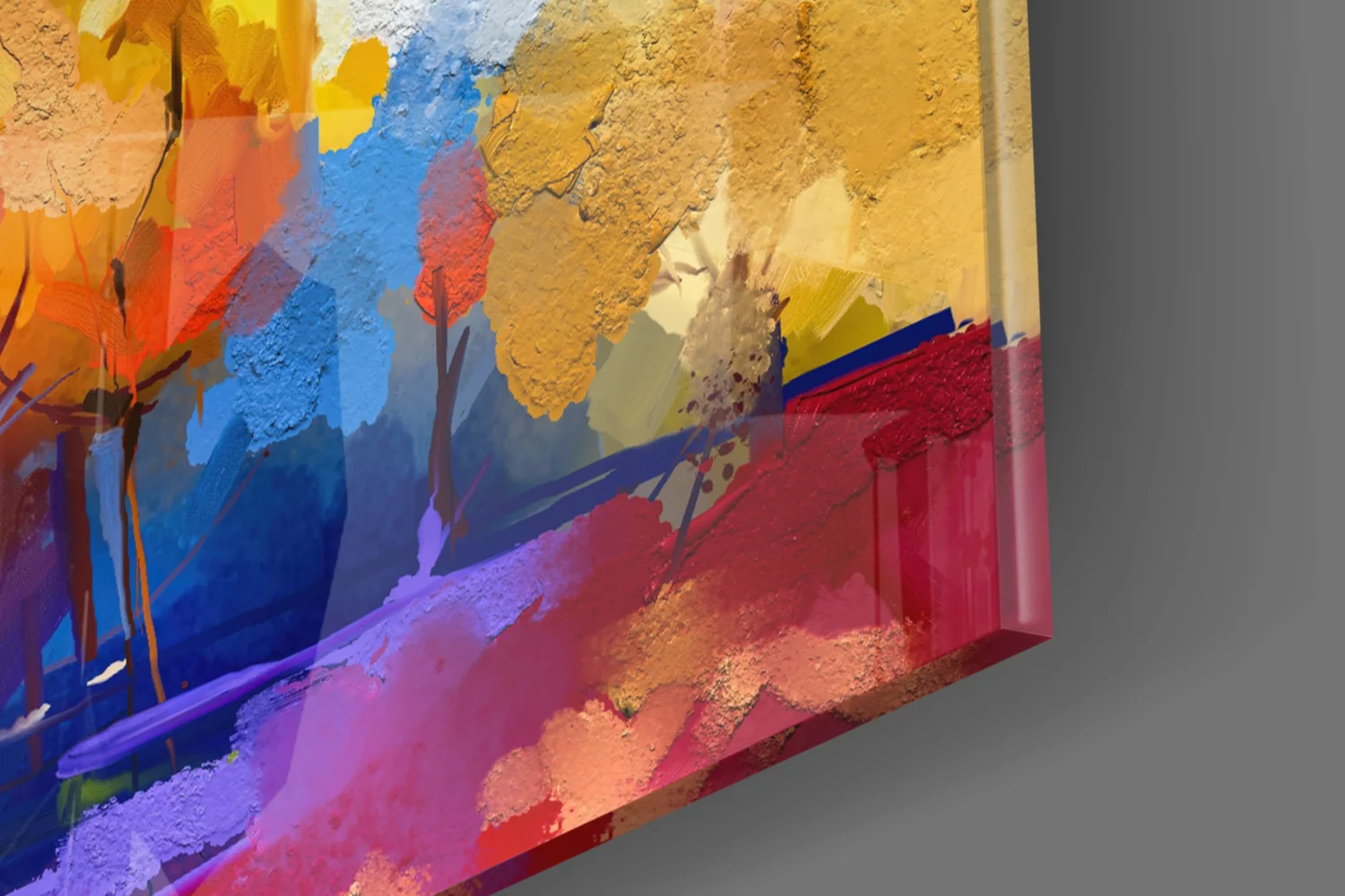 Abstract Trees Glass Wall Art - Image 8