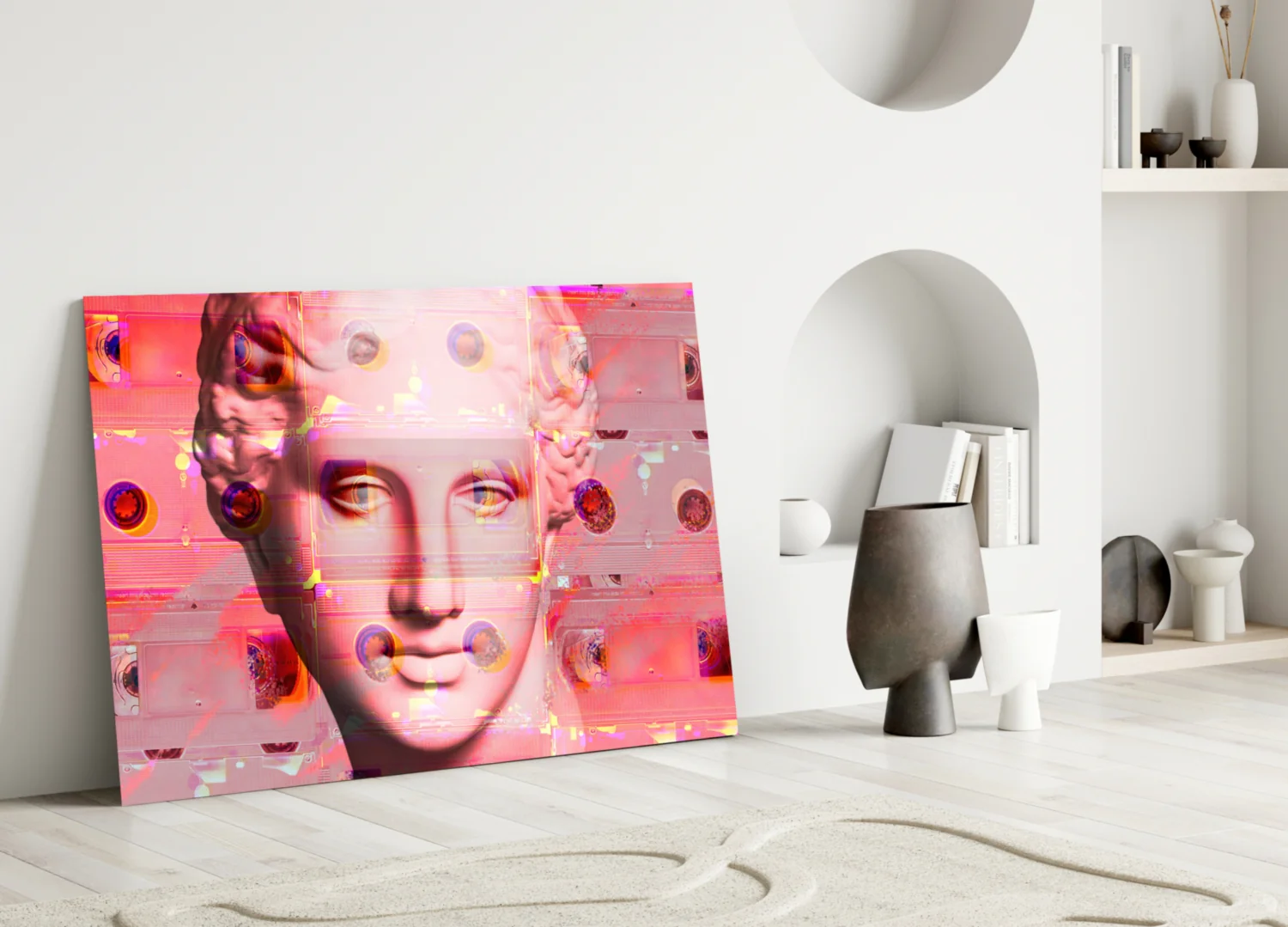Sculpture Glass Wall Art - Image 4