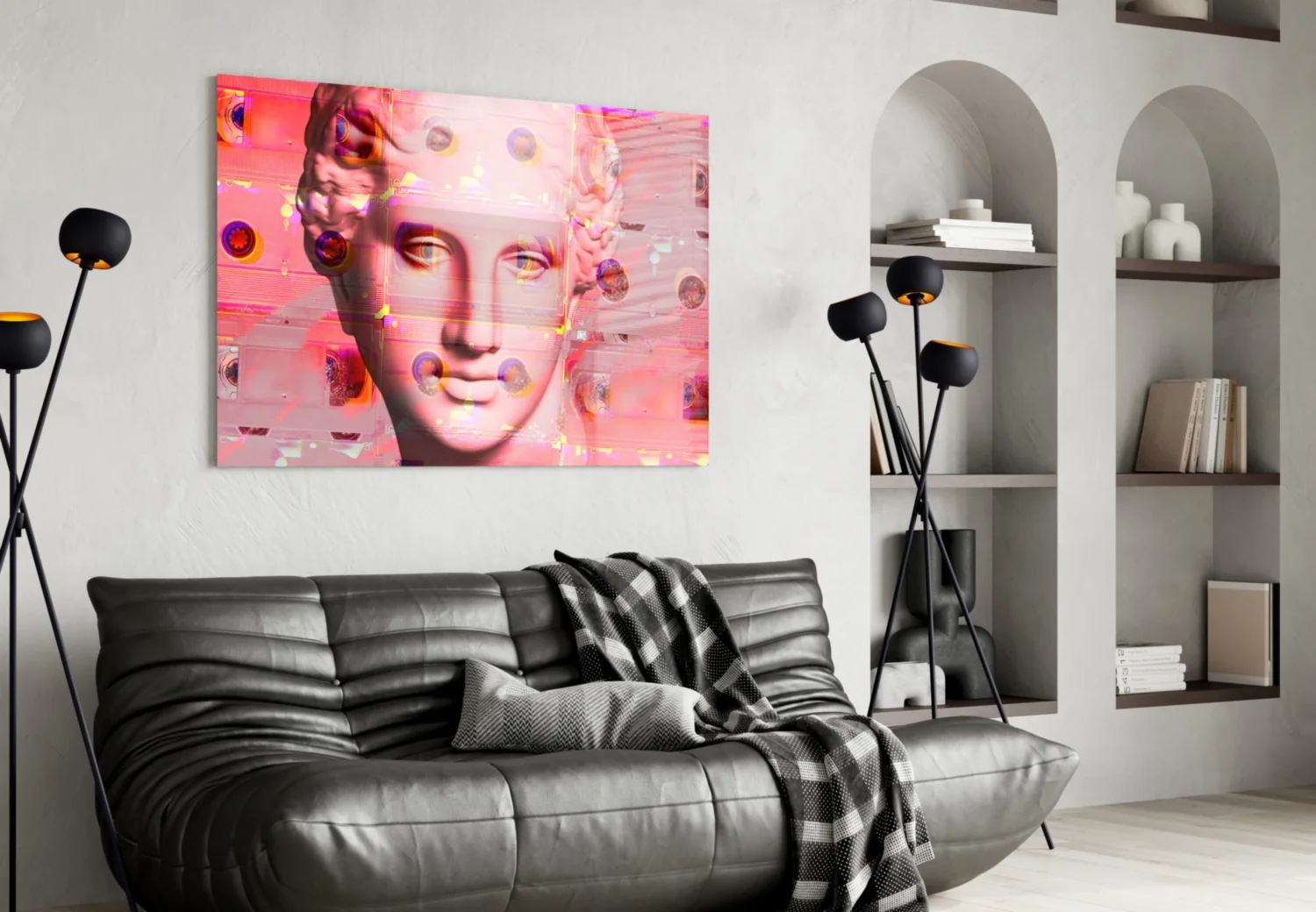 Sculpture Glass Wall Art - Image 5