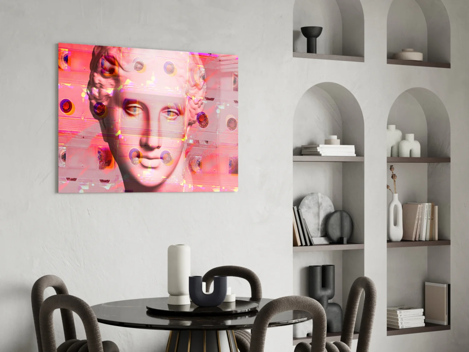 Sculpture Glass Wall Art - Image 6