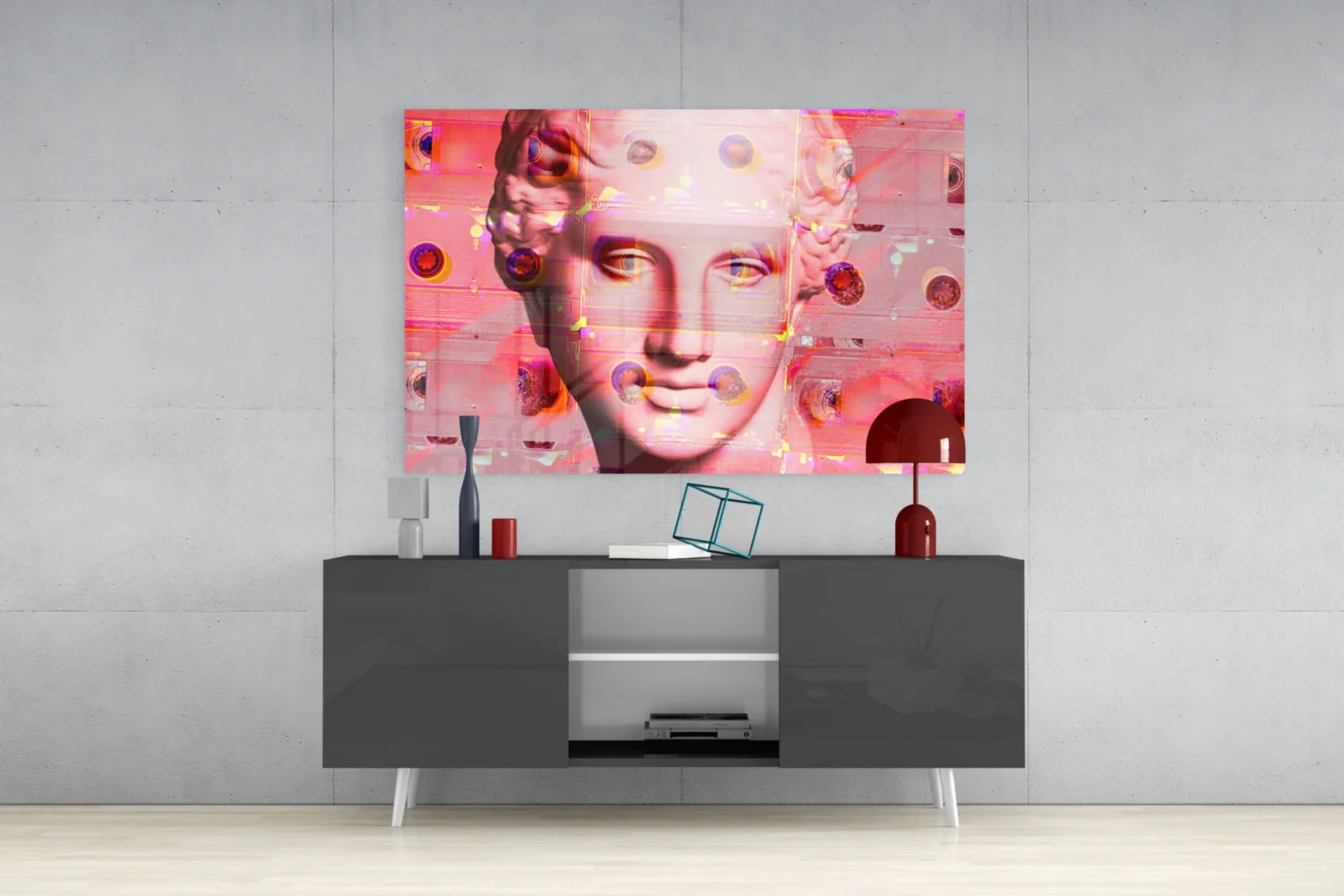 Sculpture Glass Wall Art - Image 9