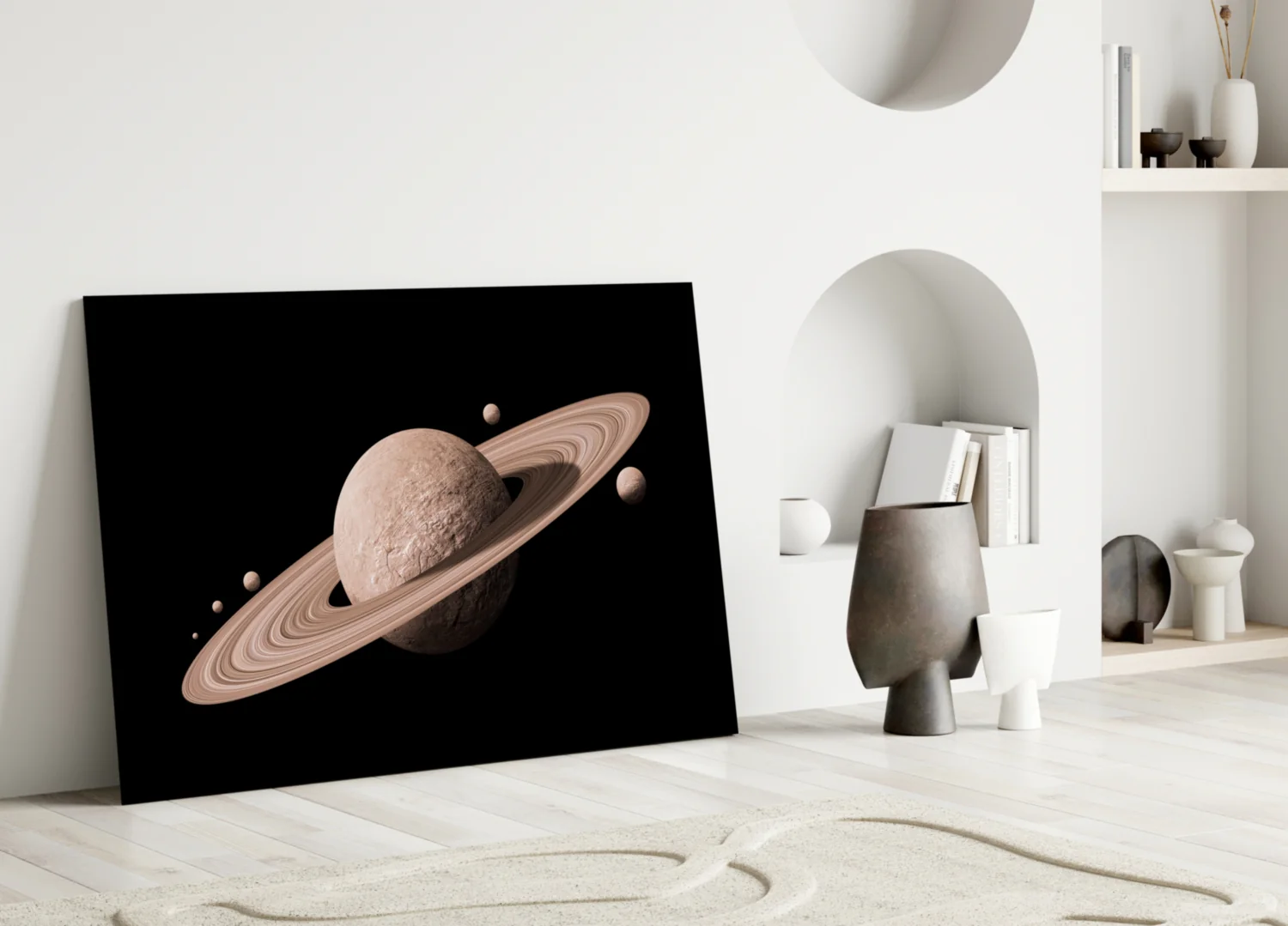 Saturn Glass Wall Art - Image 4