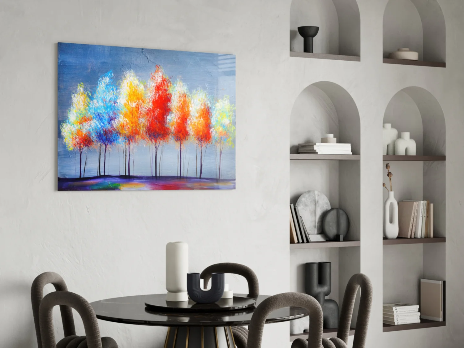 Drawing Trees Glass Wall Art - Image 6