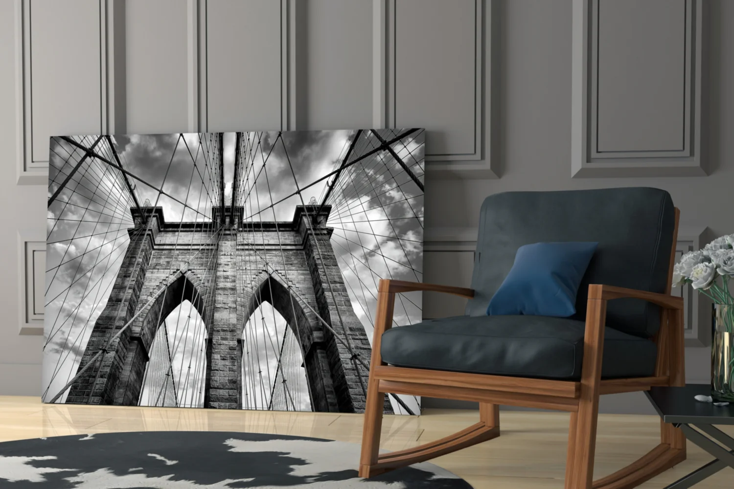 Brooklyn Bridge Glass Wall Art - Image 7
