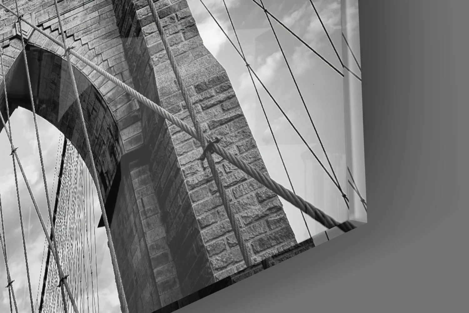 Brooklyn Bridge Glass Wall Art - Image 8