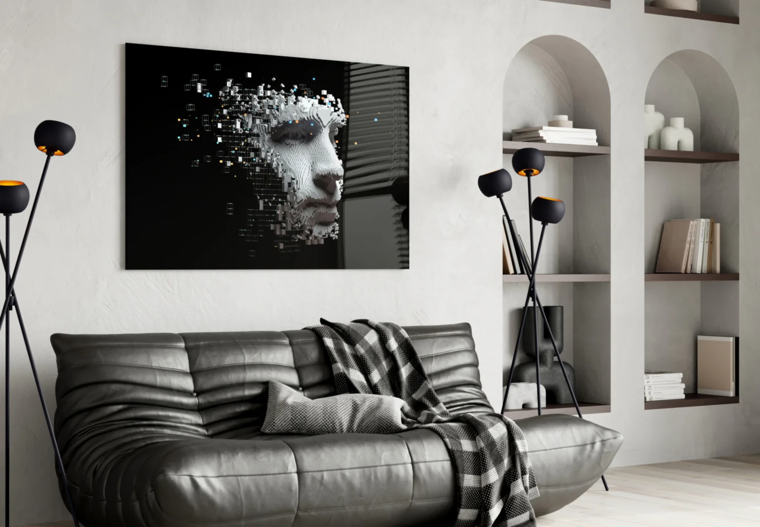 Being Human Glass Wall Art - Image 5