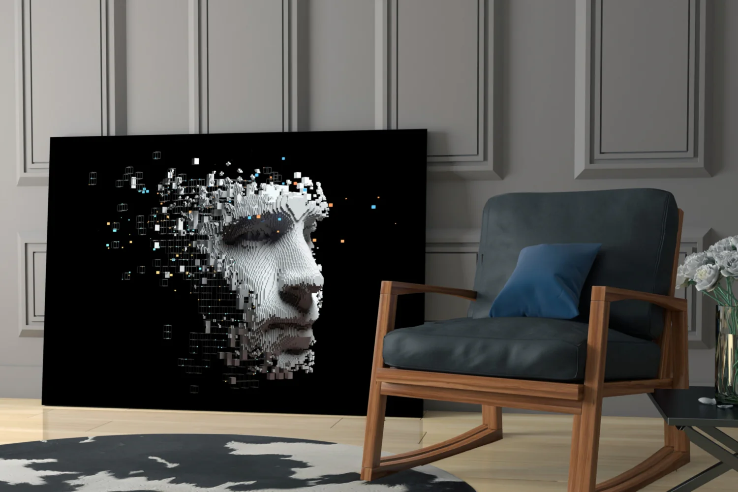 Being Human Glass Wall Art - Image 7