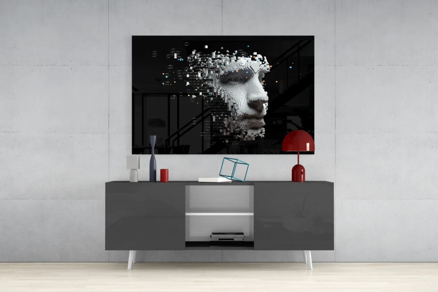Being Human Glass Wall Art - Image 9