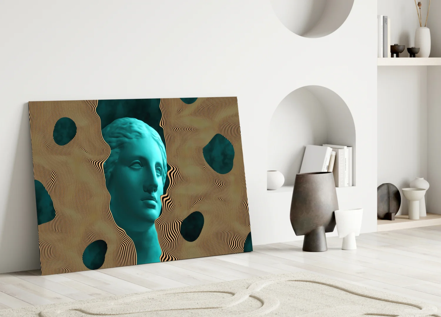 Sculpture Glass Wall Art - Image 4