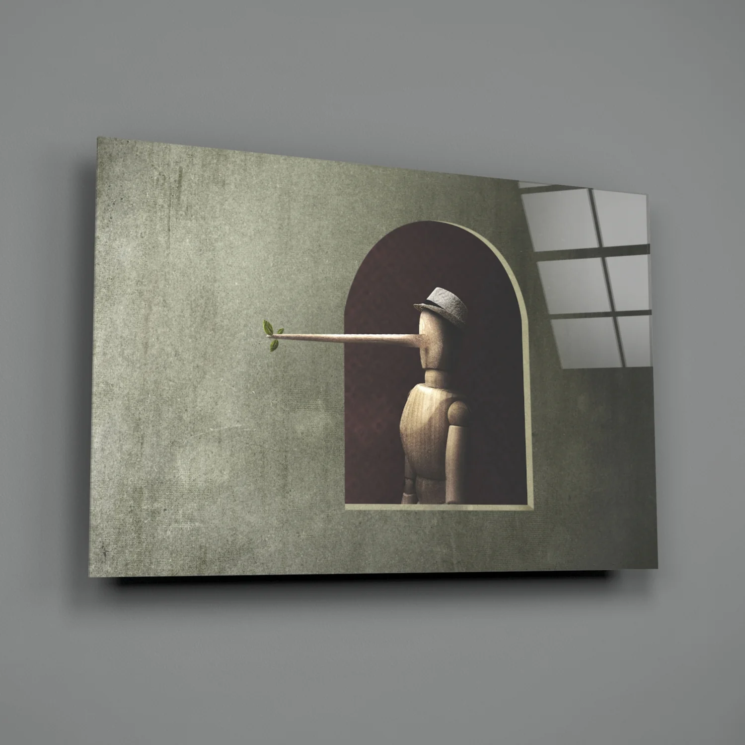 Pinocchio Glass Wall Art - Image 3