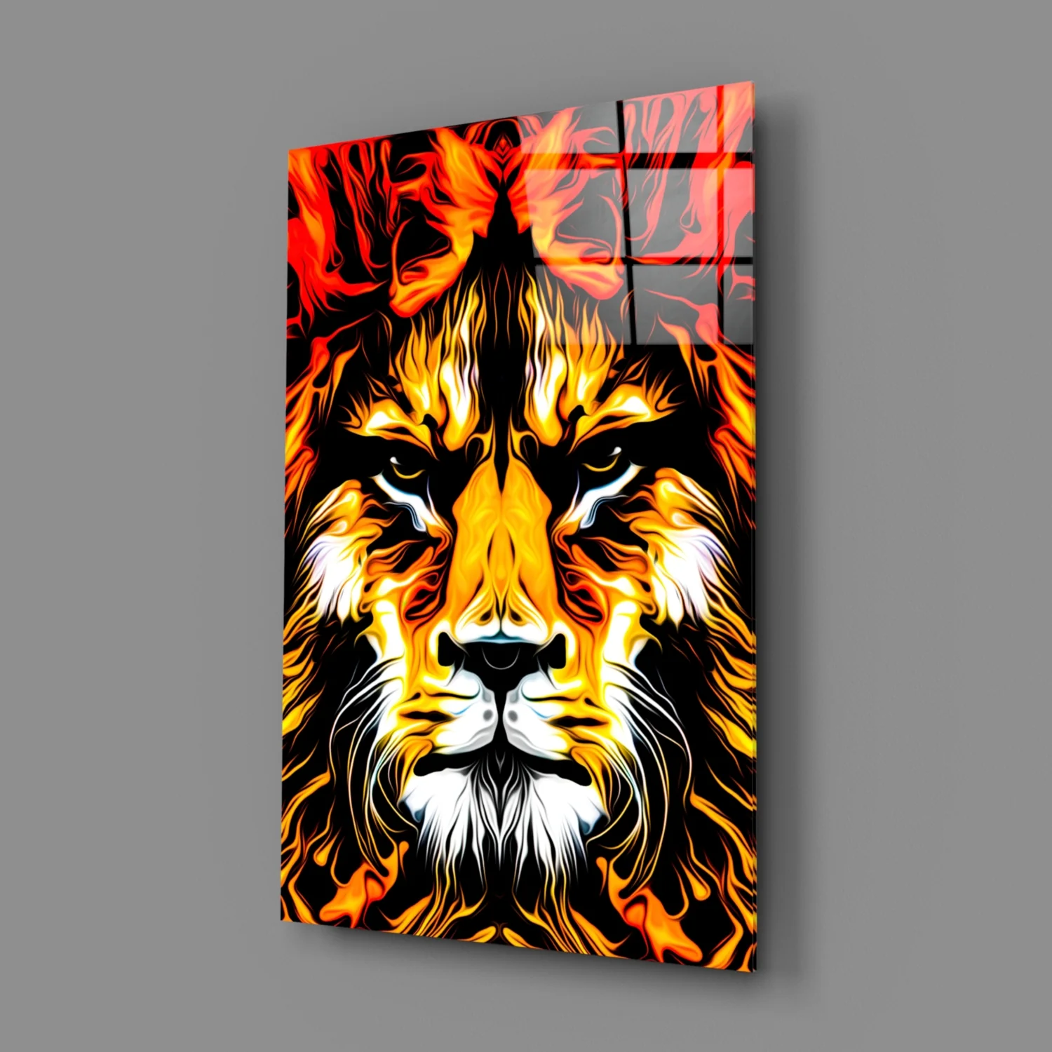 Lion Glass Wall Art - Image 3
