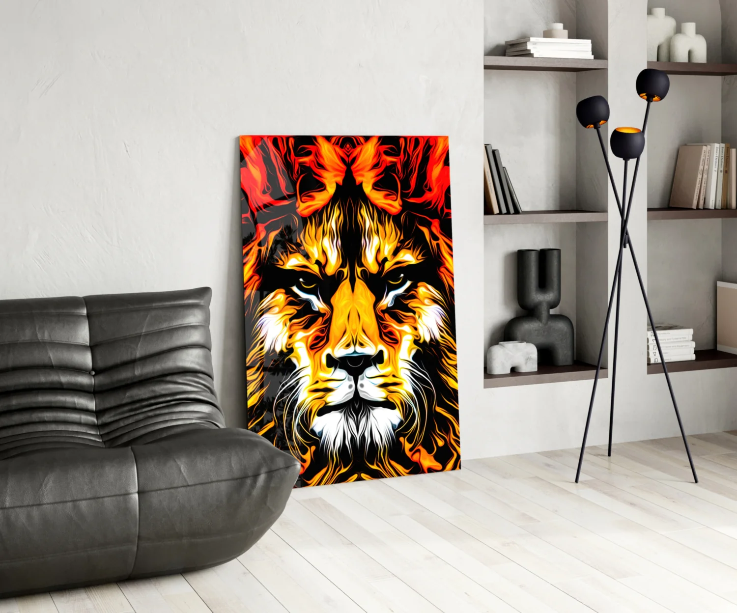 Lion Glass Wall Art - Image 6