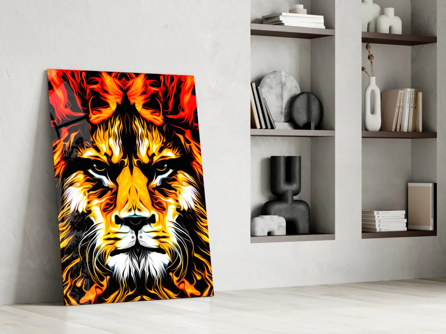 Lion Glass Wall Art - Image 7
