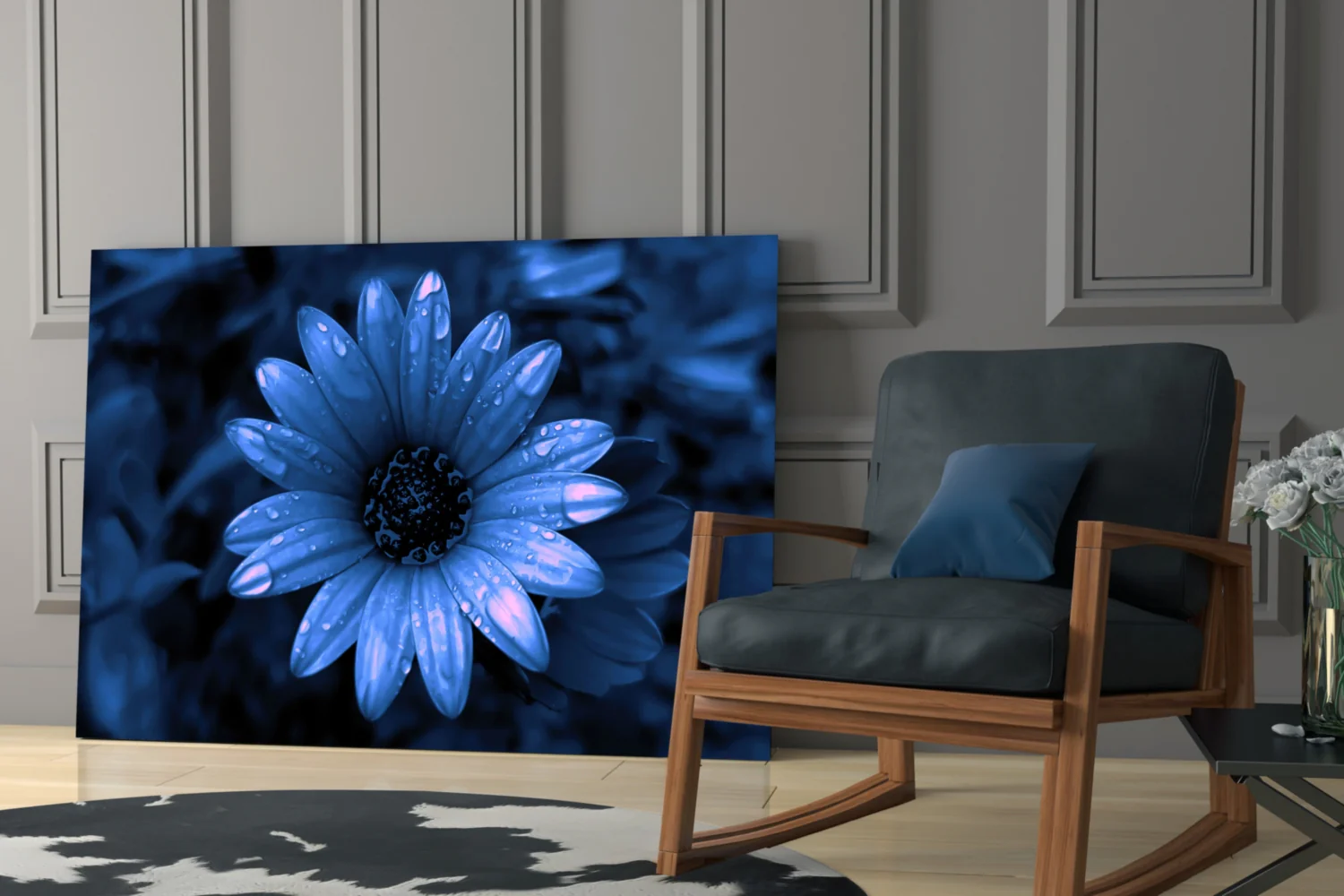 Flower Glass Wall Art - Image 7