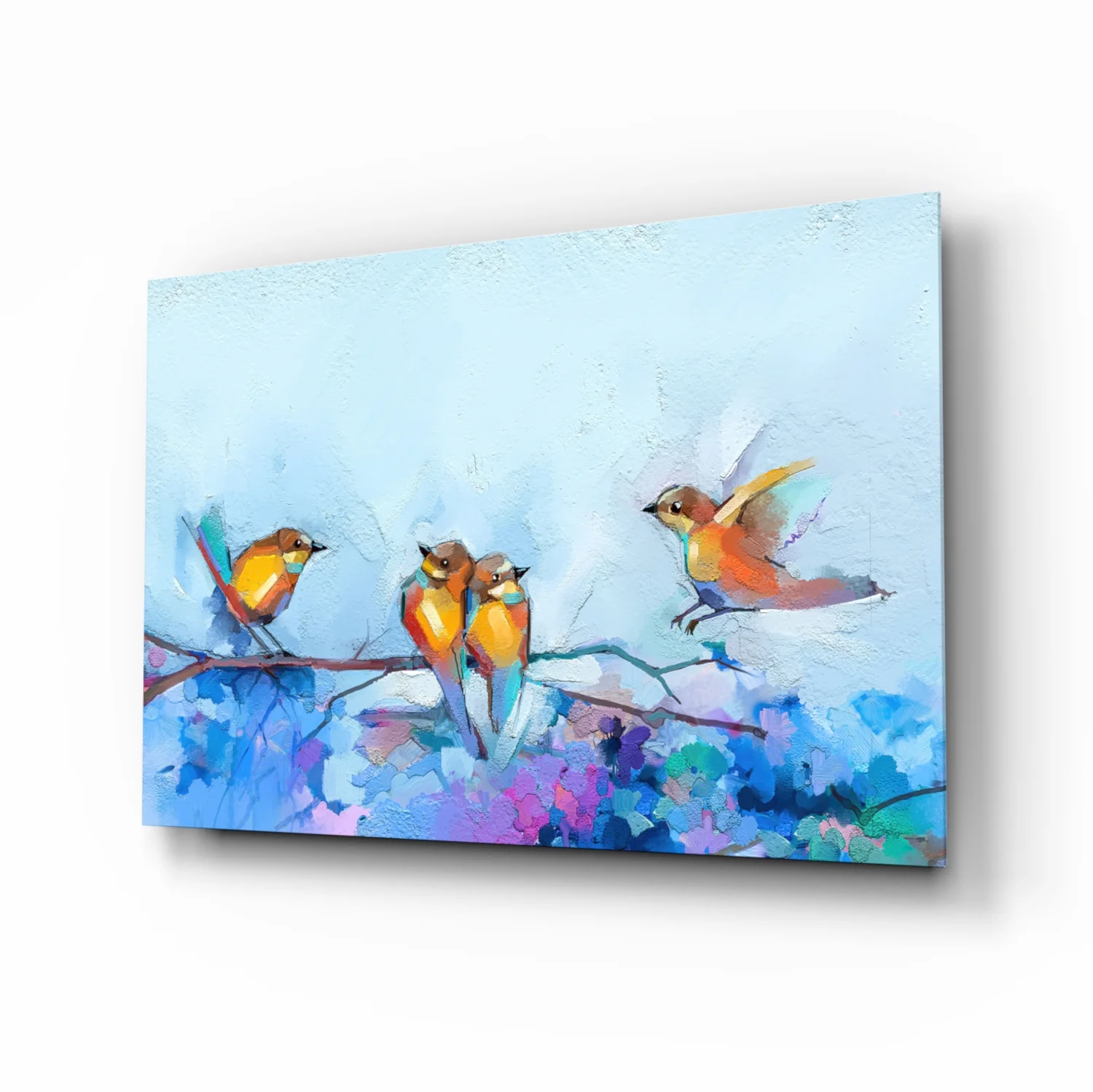 Tiny Birds Glass Wall Art - Image 2