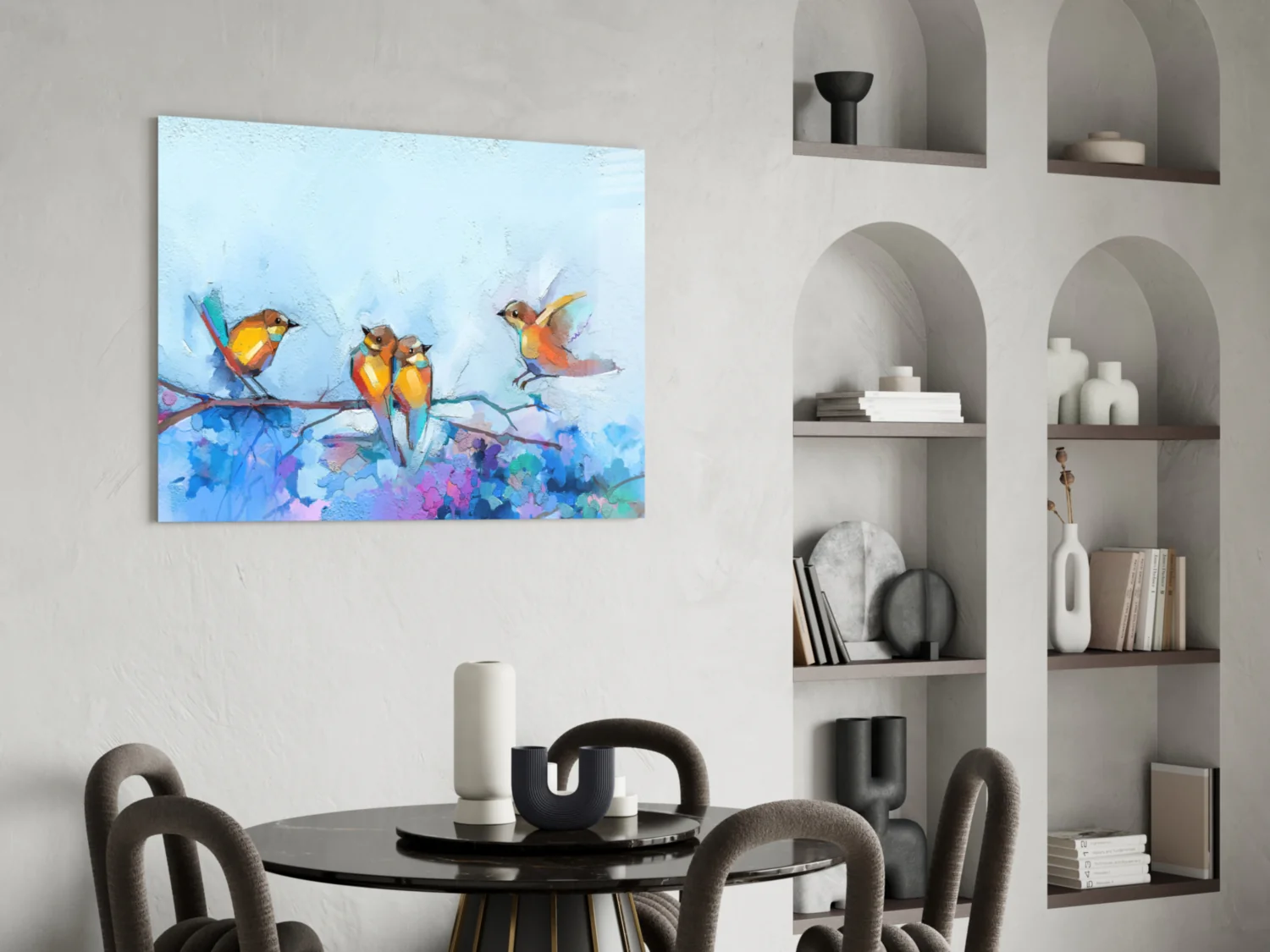 Tiny Birds Glass Wall Art - Image 6
