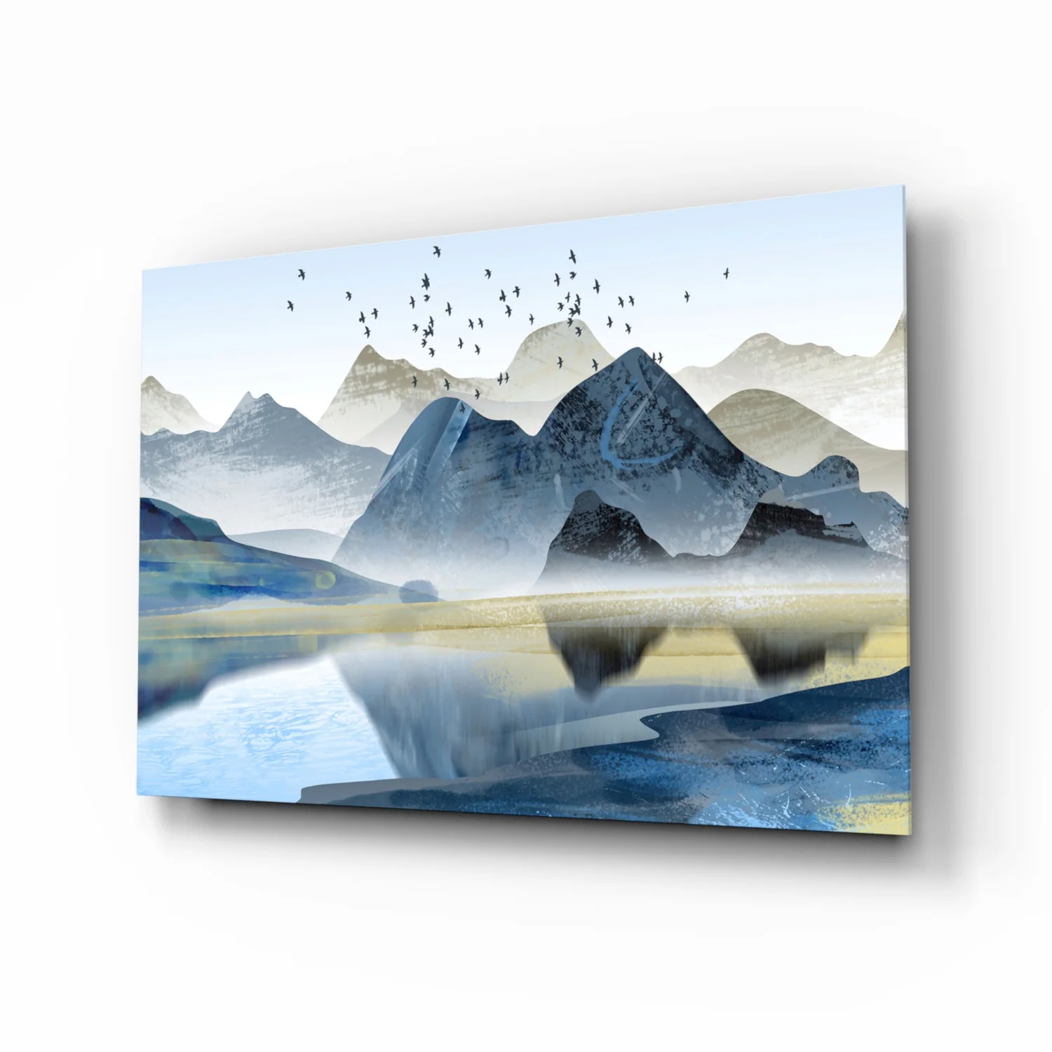 Mountains Glass Wall Art - Image 2