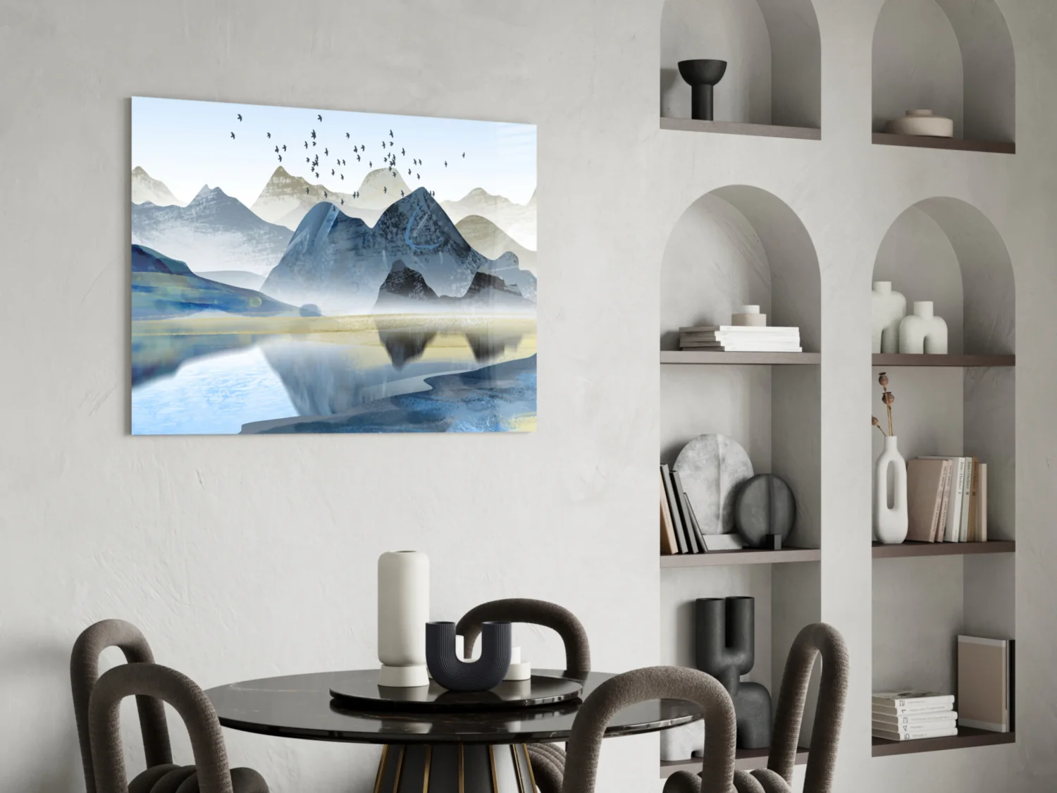 Mountains Glass Wall Art - Image 6